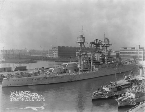 774px-USS_Arizona_after_1931_modernization_NARA_19-LC-19B-1
